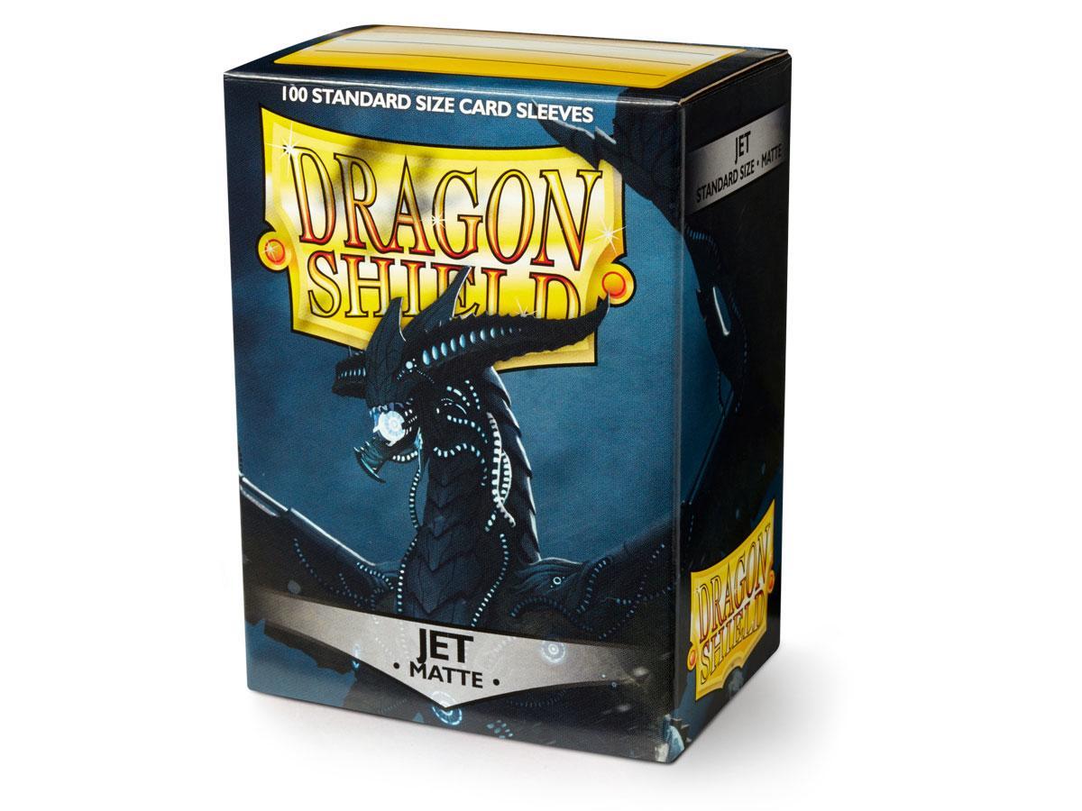 Dragon Shield Matte Sleeve - Jet ‘Bodom’ 100ct | Spectrum Games