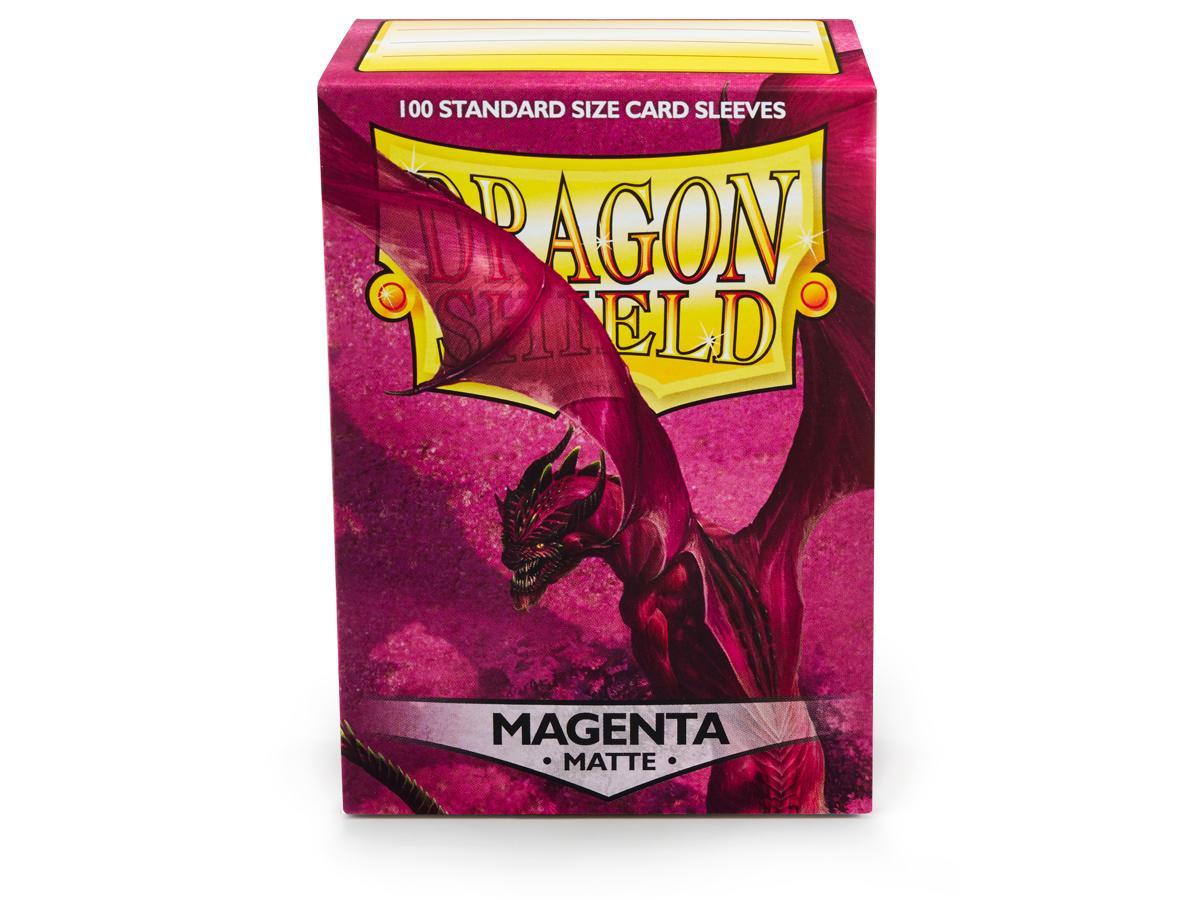 Dragon Shield Matte Sleeve - Magenta ‘Fuchsin’ 100ct | Spectrum Games