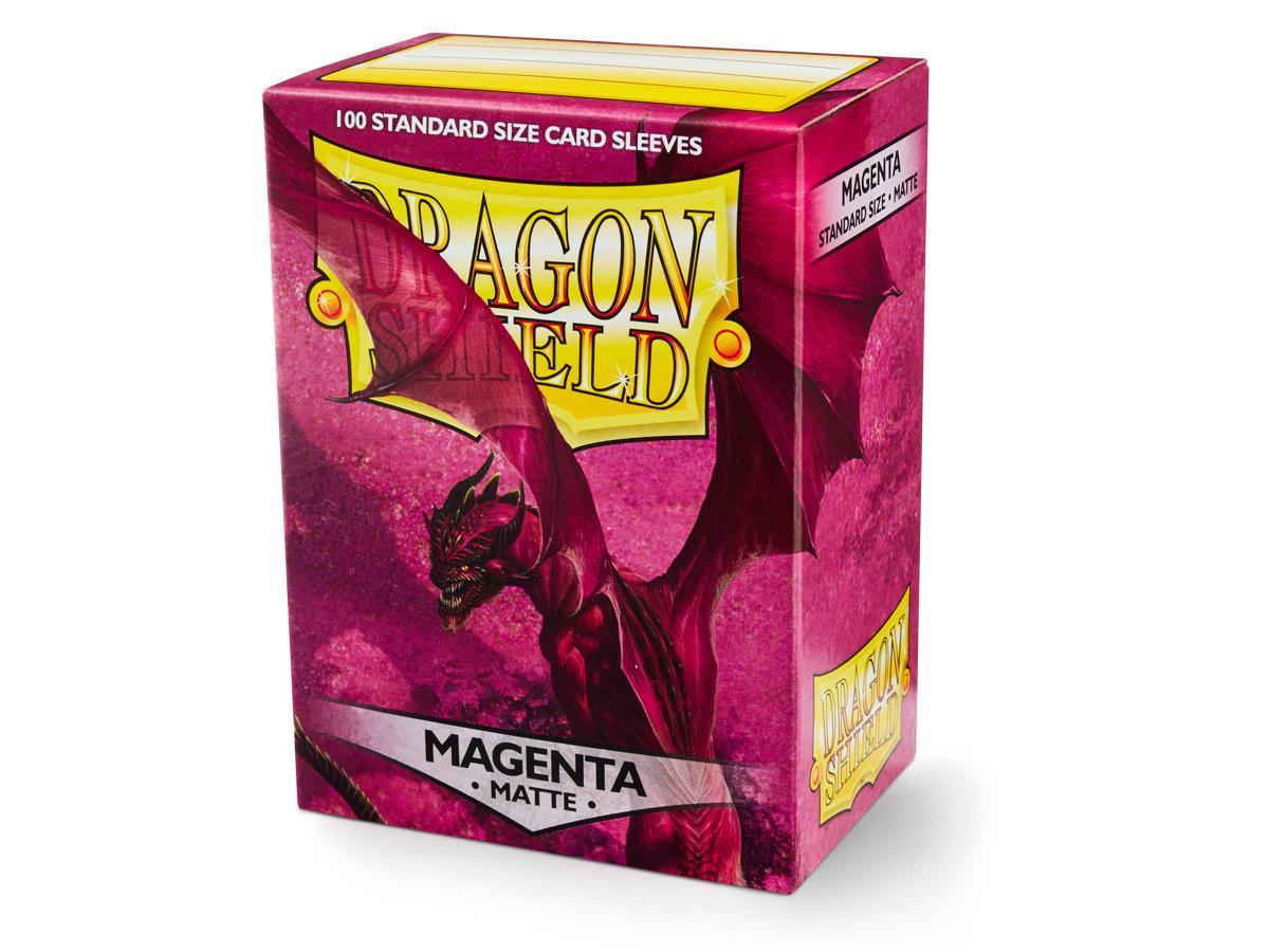 Dragon Shield Matte Sleeve - Magenta ‘Fuchsin’ 100ct | Spectrum Games