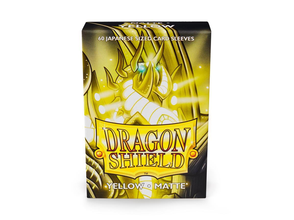 Dragon Shield Matte Sleeve - Yellow ‘SheSha’ 60ct | Spectrum Games