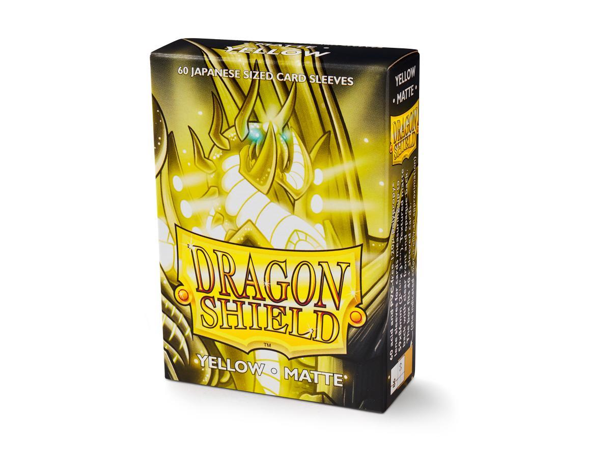 Dragon Shield Matte Sleeve - Yellow ‘SheSha’ 60ct | Spectrum Games