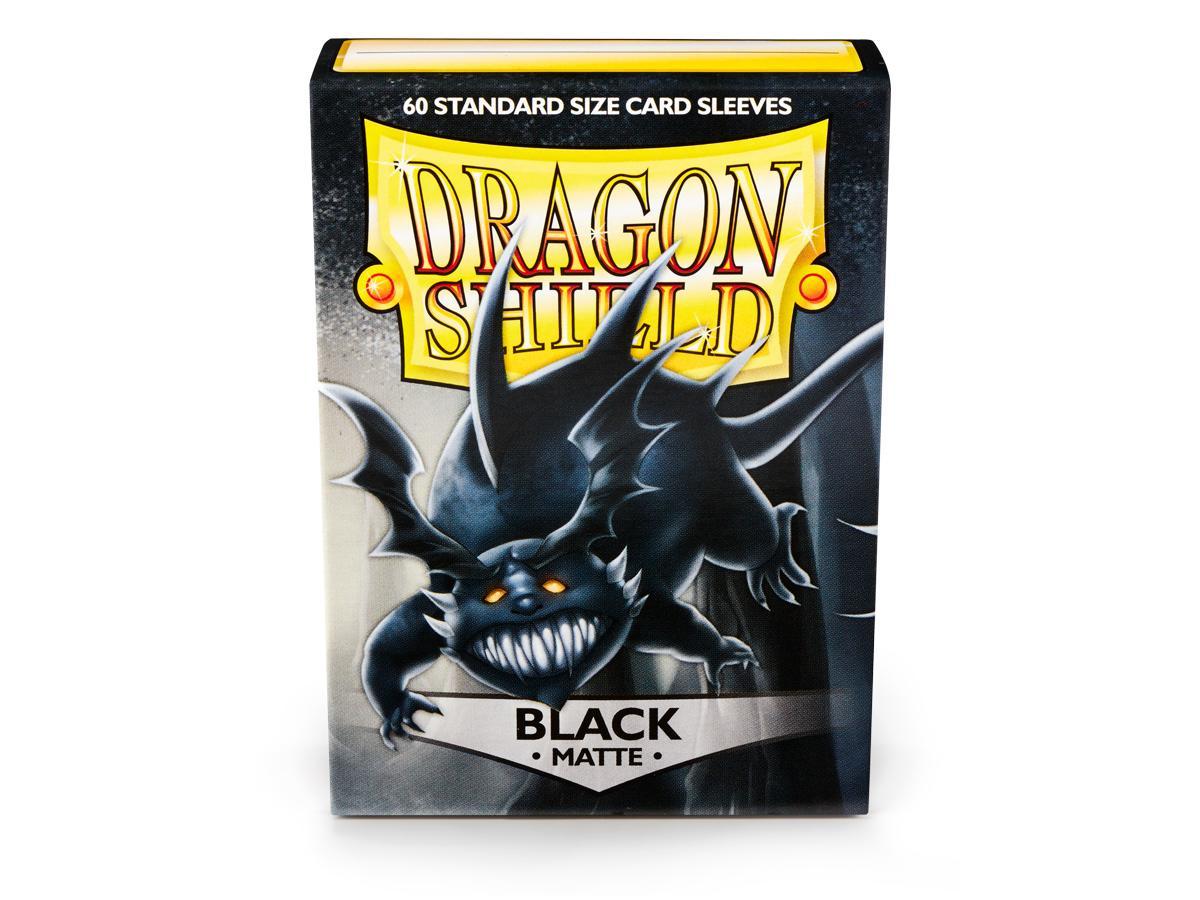 Dragon Shield Matte Sleeve - Black ‘Wanderer’ 60ct | Spectrum Games