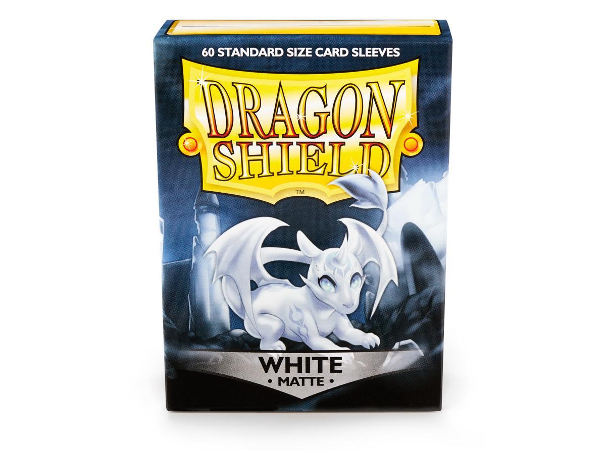 Dragon Shield Matte Sleeve - White ‘Eternis’ 60ct | Spectrum Games