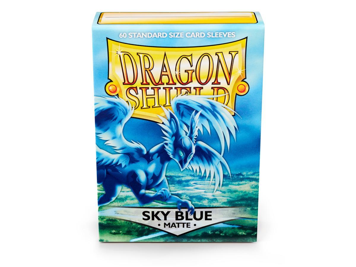 Dragon Shield Matte Sleeve - Sky Blue ‘Notos’ 60ct | Spectrum Games