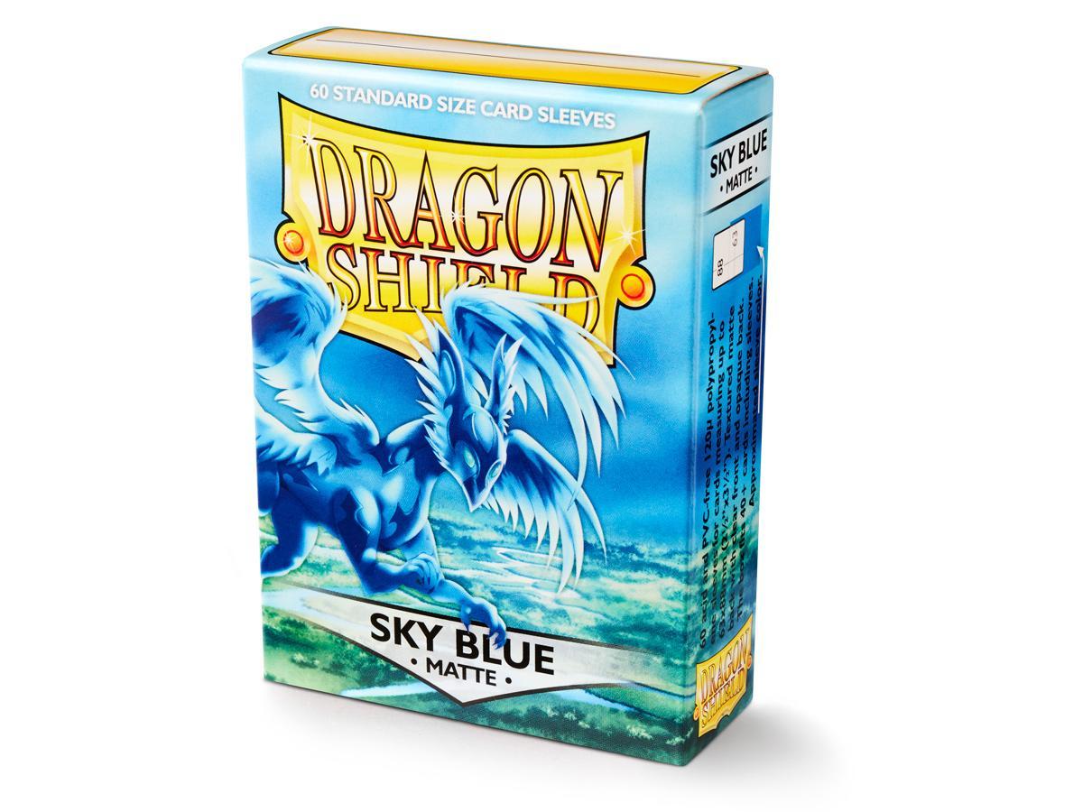 Dragon Shield Matte Sleeve - Sky Blue ‘Notos’ 60ct | Spectrum Games