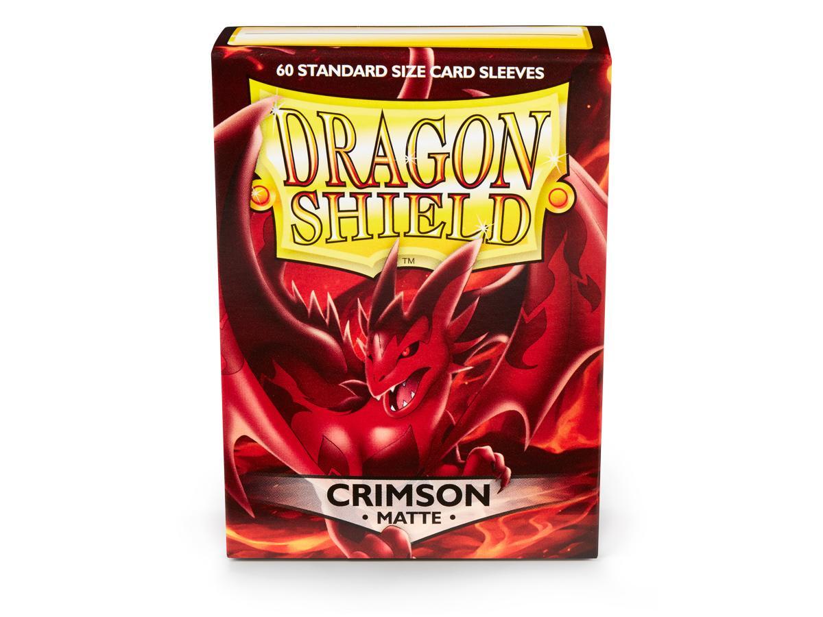 Dragon Shield Matte Sleeve - Crimson ‘Logi’ 60ct | Spectrum Games