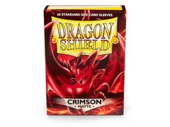 Dragon Shield Matte Sleeve - Crimson ‘Logi’ 60ct | Spectrum Games