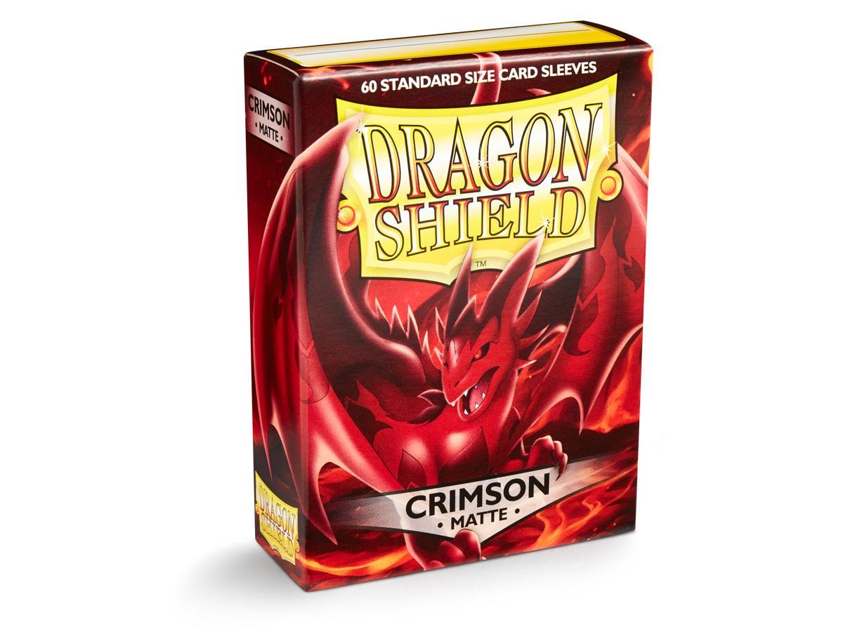 Dragon Shield Matte Sleeve - Crimson ‘Logi’ 60ct | Spectrum Games