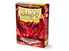 Dragon Shield Matte Sleeve - Crimson ‘Logi’ 60ct | Spectrum Games