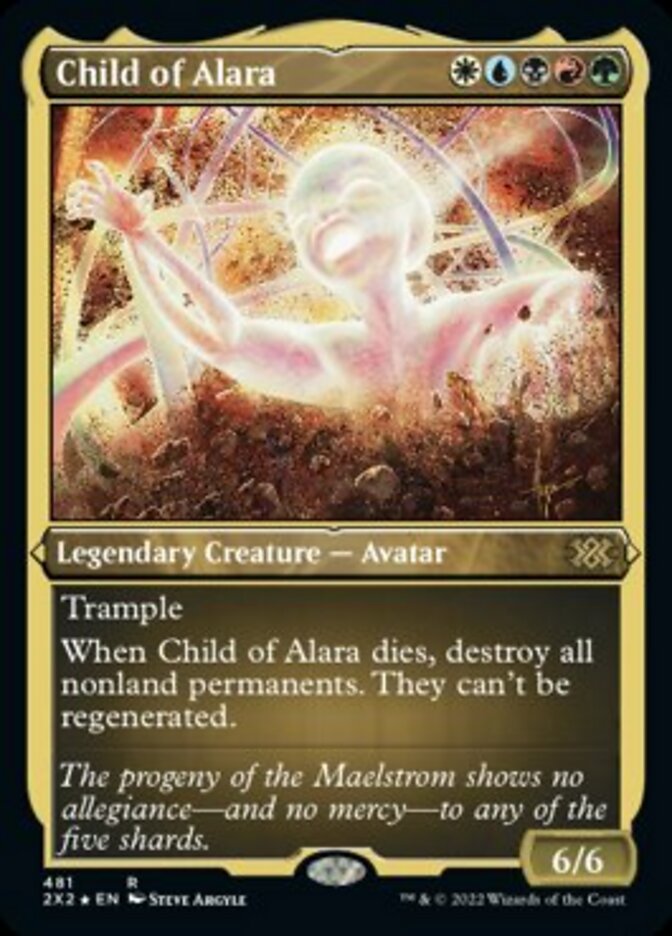 Child of Alara (Foil Etched) [Double Masters 2022] | Spectrum Games