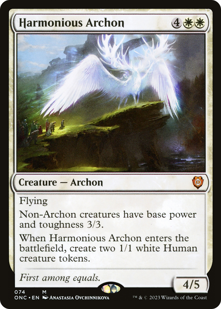 Harmonious Archon [Phyrexia: All Will Be One Commander] | Spectrum Games