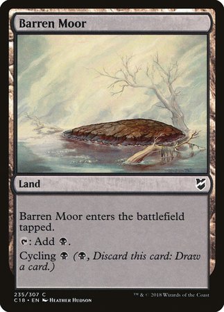 Barren Moor [Commander 2018] | Spectrum Games