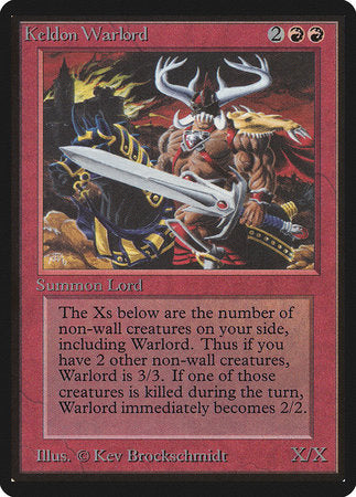 Keldon Warlord [Limited Edition Beta] | Spectrum Games