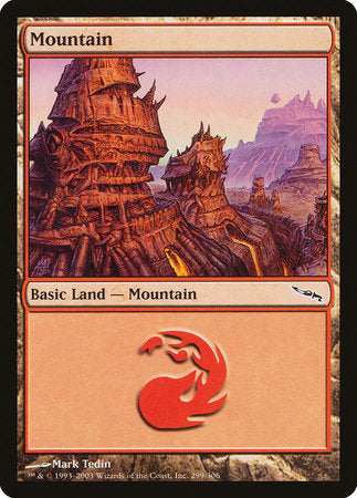 Mountain (299) [Mirrodin] | Spectrum Games