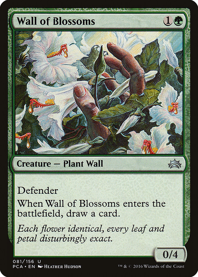 Wall of Blossoms [Planechase Anthology] | Spectrum Games