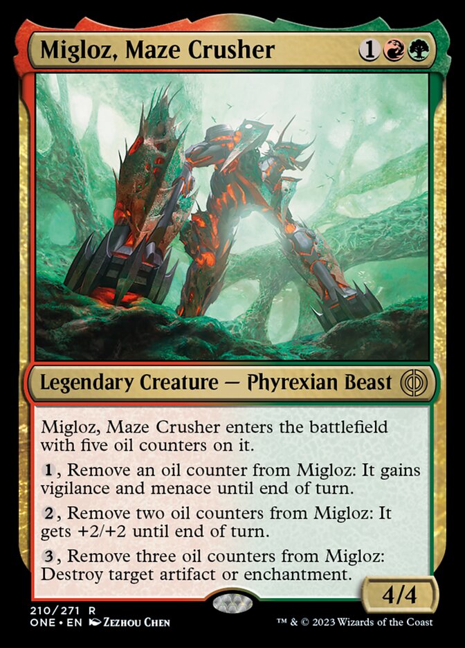 Migloz, Maze Crusher [Phyrexia: All Will Be One] | Spectrum Games