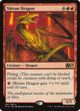 Shivan Dragon [Magic 2015] | Spectrum Games