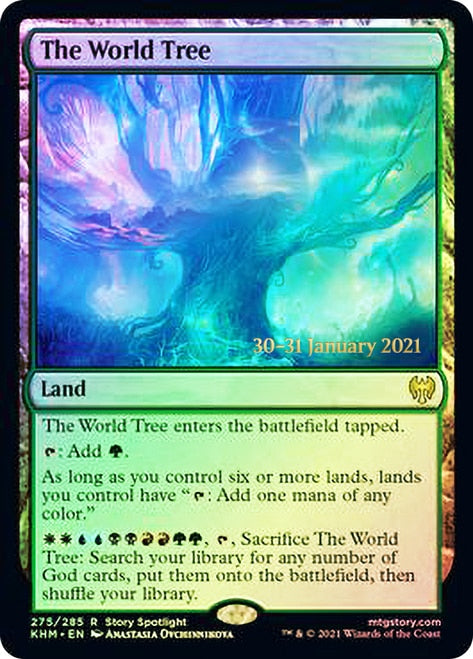 The World Tree  [Kaldheim Prerelease Promos] | Spectrum Games