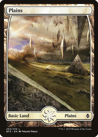 Plains (253) - Full Art [Battle for Zendikar] | Spectrum Games