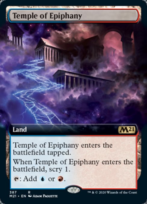 Temple of Epiphany (Extended Art) [Core Set 2021] | Spectrum Games
