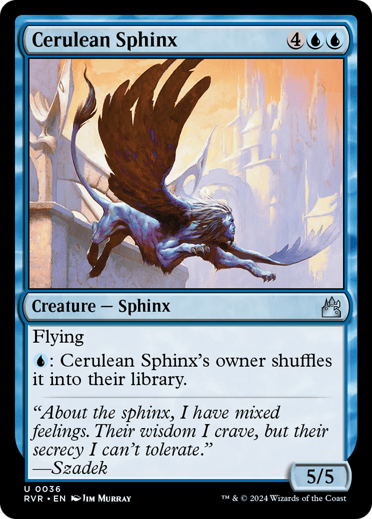 Cerulean Sphinx [Ravnica Remastered] | Spectrum Games