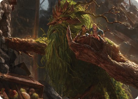 Treebeard, Gracious Host Art Card [The Lord of the Rings: Tales of Middle-earth Art Series] | Spectrum Games