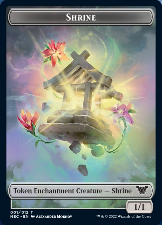 Shrine Token [Kamigawa: Neon Dynasty Commander Tokens] | Spectrum Games