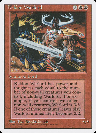 Keldon Warlord [Fourth Edition] | Spectrum Games