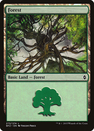 Forest (273) [Battle for Zendikar] | Spectrum Games