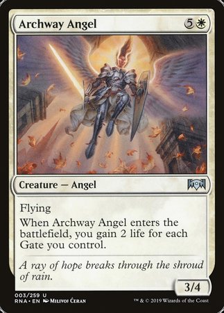 Archway Angel [Ravnica Allegiance] | Spectrum Games