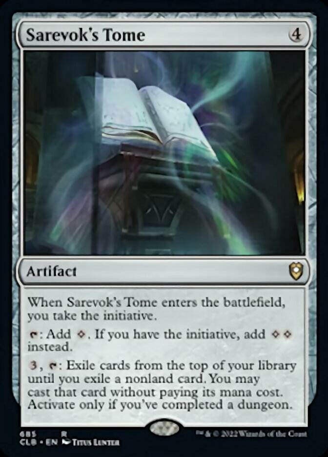 Sarevok's Tome [Commander Legends: Battle for Baldur's Gate] | Spectrum Games