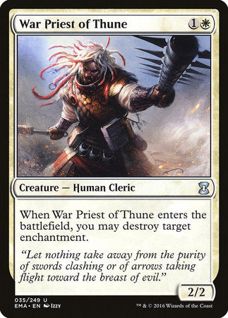 War Priest of Thune [Eternal Masters] | Spectrum Games