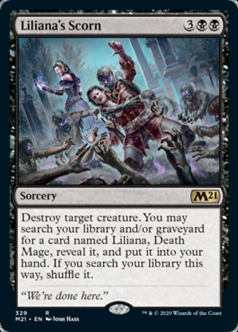 Liliana's Scorn [Core Set 2021] | Spectrum Games
