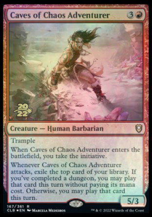 Caves of Chaos Adventurer [Commander Legends: Battle for Baldur's Gate Prerelease Promos] | Spectrum Games