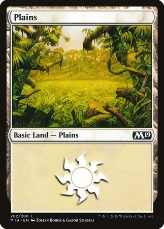 Plains (262) [Core Set 2019] | Spectrum Games