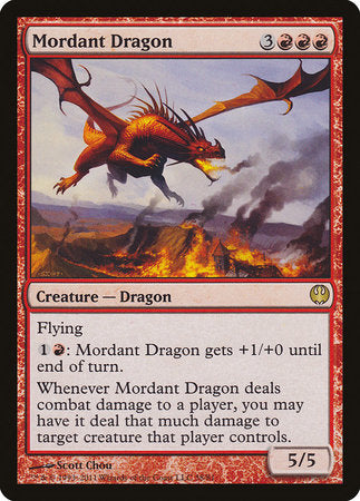 Mordant Dragon [Duel Decks: Knights vs. Dragons] | Spectrum Games