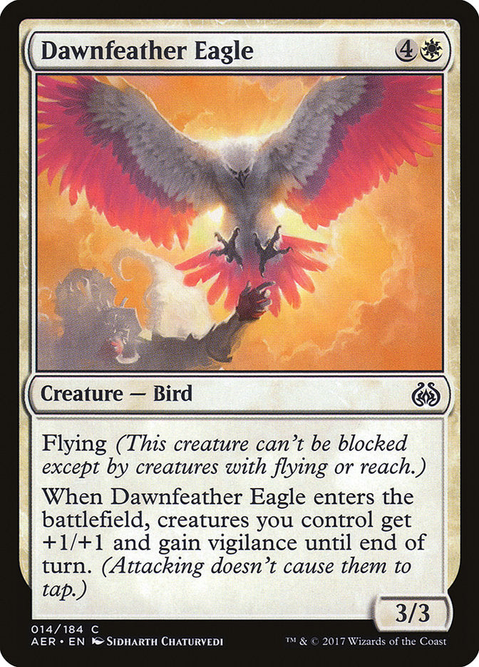 Dawnfeather Eagle (Intro Pack) [Aether Revolt Promos] | Spectrum Games