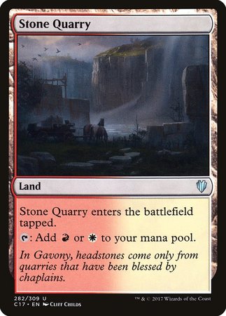 Stone Quarry [Commander 2017] | Spectrum Games