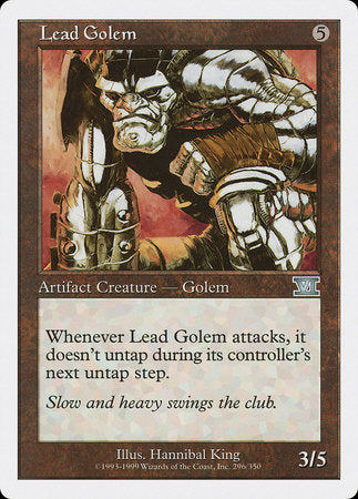 Lead Golem [Classic Sixth Edition] | Spectrum Games