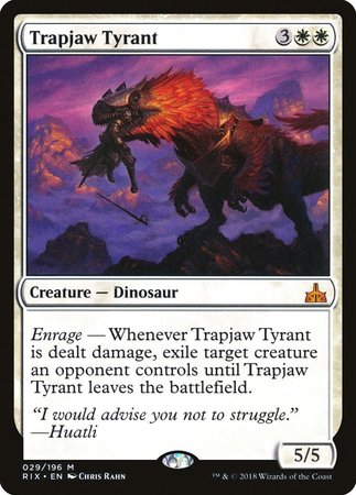 Trapjaw Tyrant [Rivals of Ixalan] | Spectrum Games