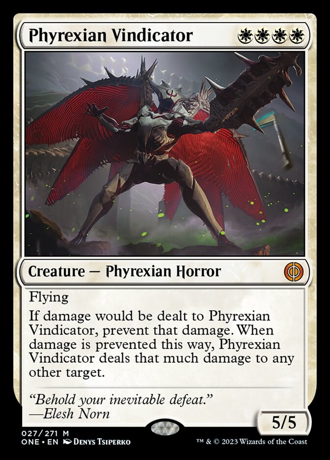 Phyrexian Vindicator [Phyrexia: All Will Be One] | Spectrum Games