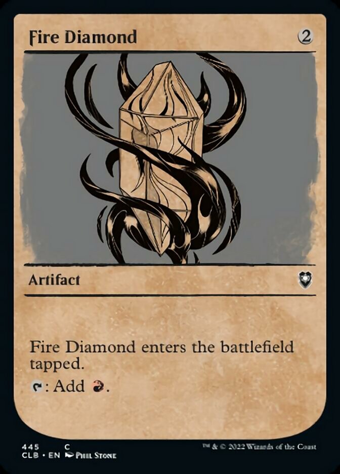 Fire Diamond (Showcase) [Commander Legends: Battle for Baldur's Gate] | Spectrum Games