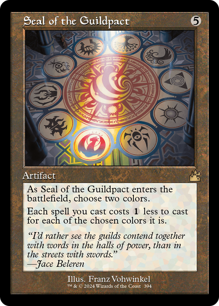 Seal of the Guildpact (Retro Frame) [Ravnica Remastered] | Spectrum Games