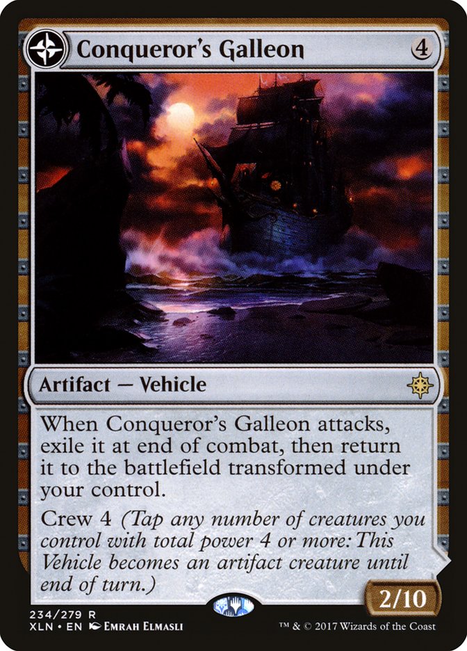 Conqueror's Galleon // Conqueror's Foothold [Ixalan] | Spectrum Games