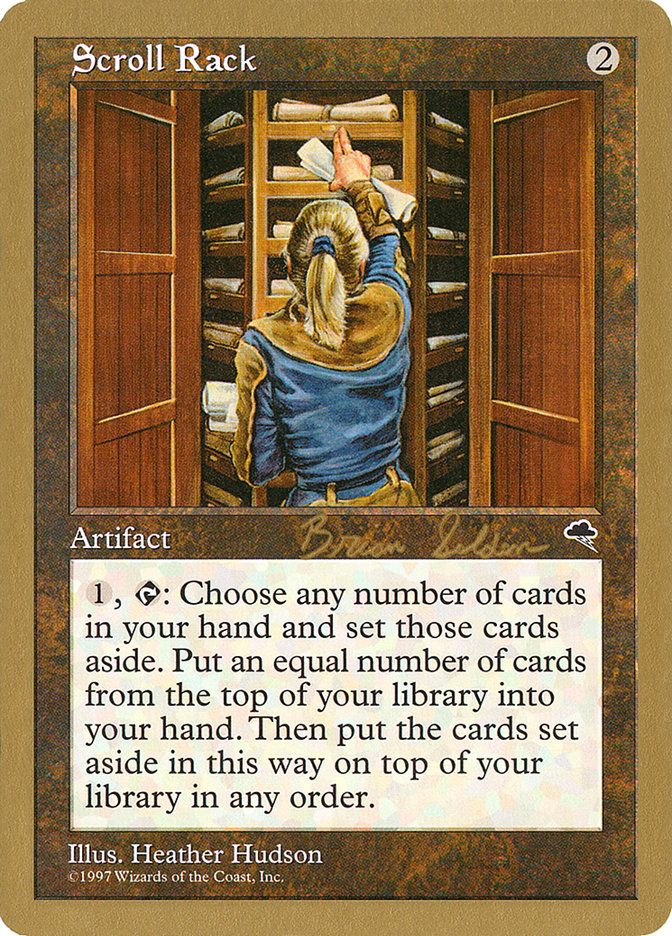 Scroll Rack (Brian Selden) [World Championship Decks 1998] | Spectrum Games