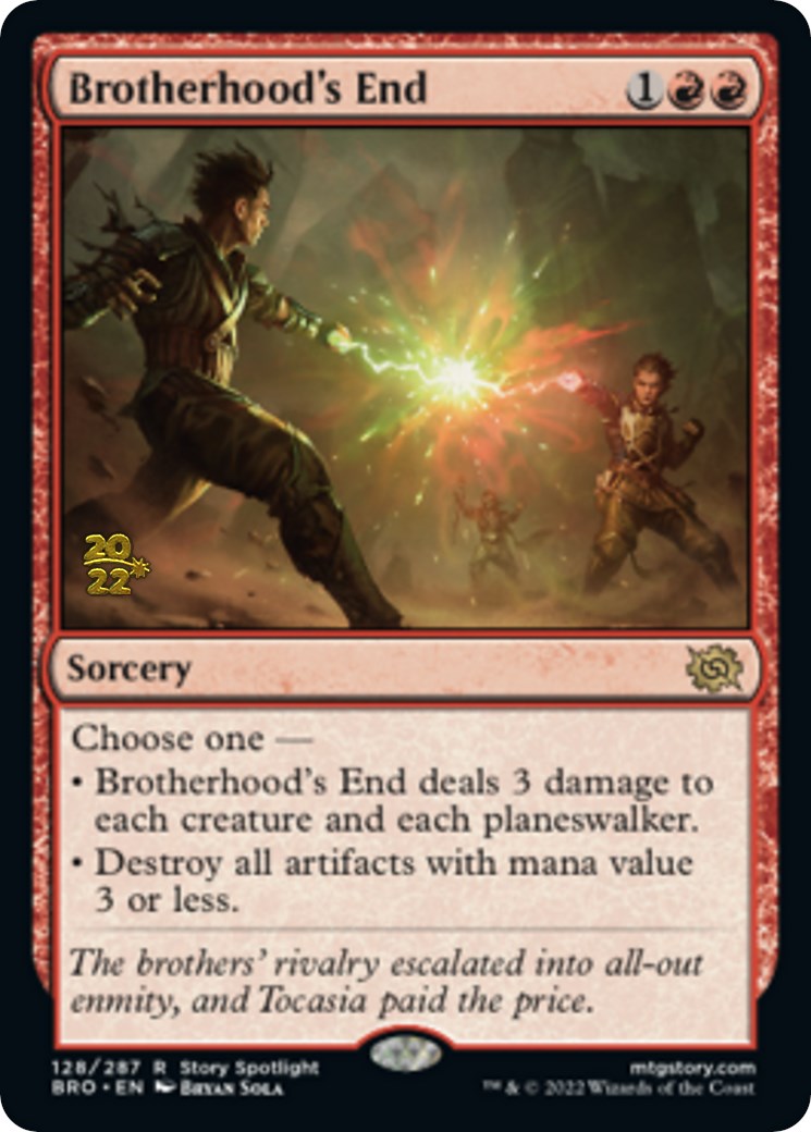 Brotherhood's End [The Brothers' War: Prerelease Promos] | Spectrum Games