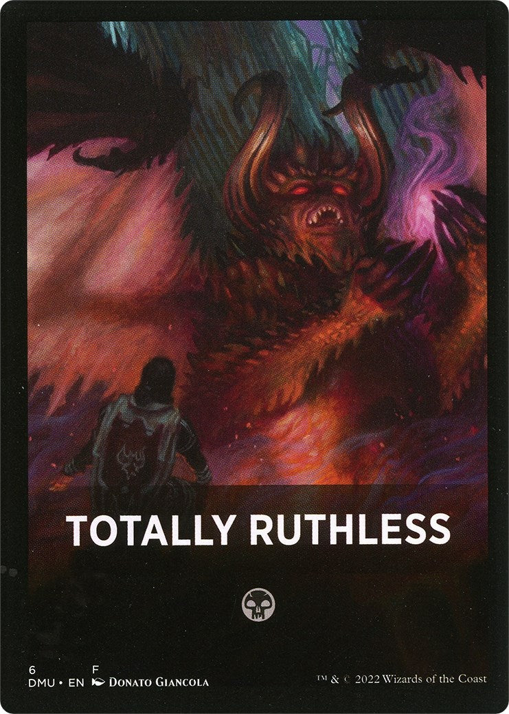 Totally Ruthless Theme Card [Dominaria United Tokens] | Spectrum Games