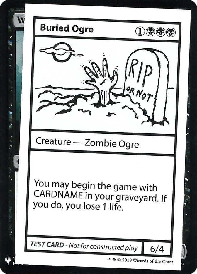 Buried Ogre [Mystery Booster Playtest Cards] | Spectrum Games