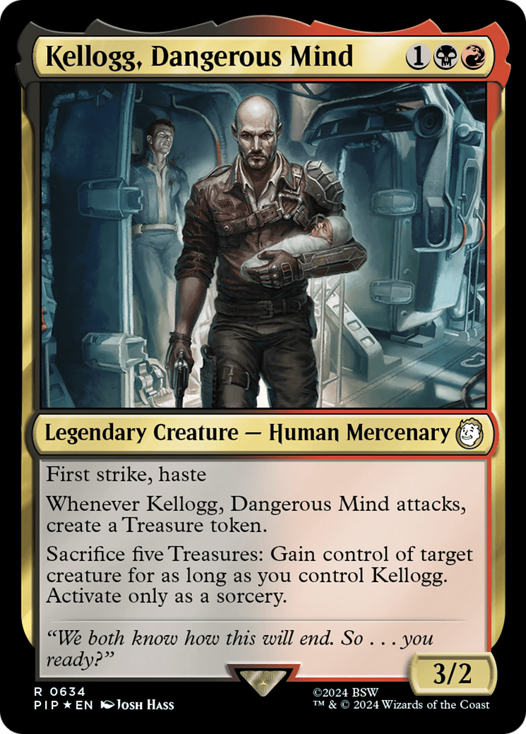 Kellogg, Dangerous Mind (Surge Foil) [Fallout] | Spectrum Games