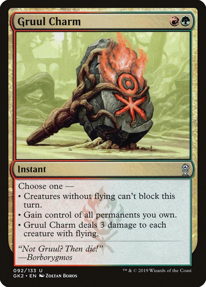 Gruul Charm [Ravnica Allegiance Guild Kit] | Spectrum Games